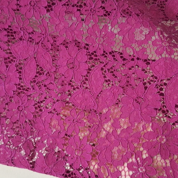 NWT FUCHSIA LACE MIDI SKIRT - Picture 5 of 8